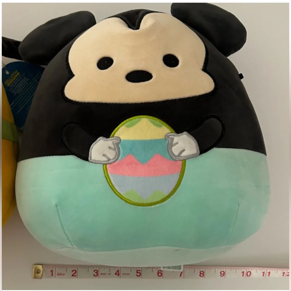 KellyToys Disney Mickey Squishmallows Stuffed Animal *White Ribbon Sack included